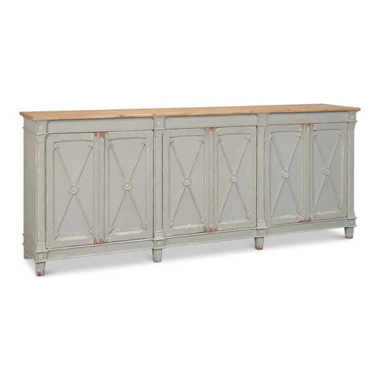 Sarreid Marksman Sideboard Antique Muted Grey