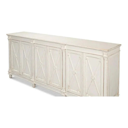 Sarreid Marksman Sideboard Whitewash