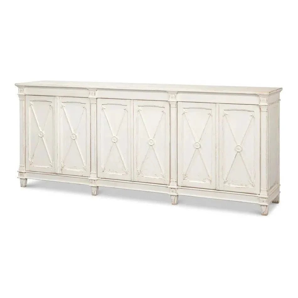 Sarreid Marksman Sideboard Whitewash