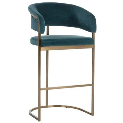 SUNPAN Marris Faux Leather Barstool