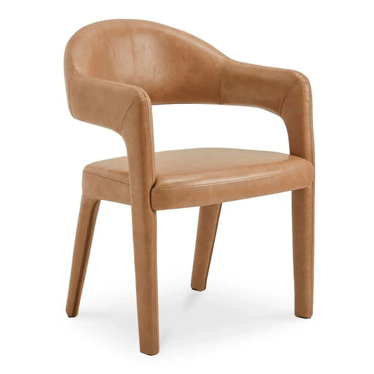 Moe's Home Martens With Arms Metal Dining Chair