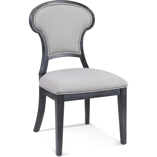 Bassett Mirror Mateo Fabric Armless Dining Chair (Set Of 2)