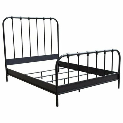 Mateo Rust Brown Powder Coat Metal Bed Frame