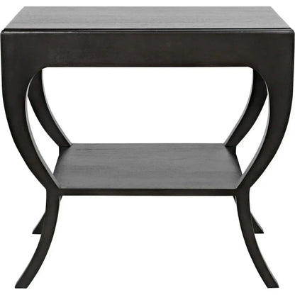 Noir Maude With Storage Side Table