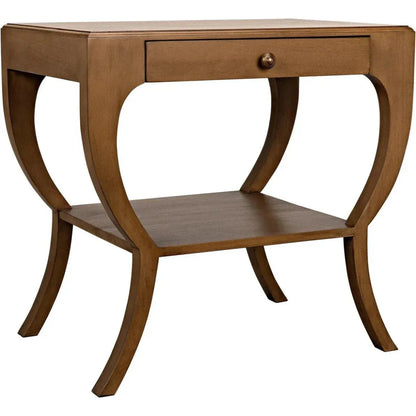 Noir Maude With Storage Side Table