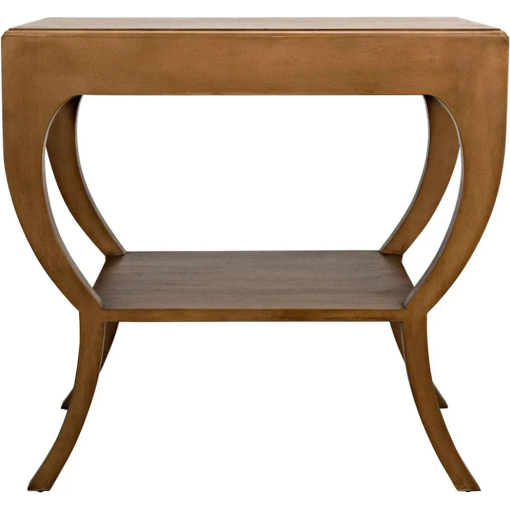 Noir Maude With Storage Side Table