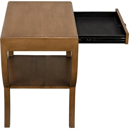 Noir Maude With Storage Side Table
