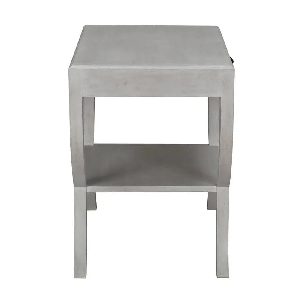 Noir Maude With Storage Side Table