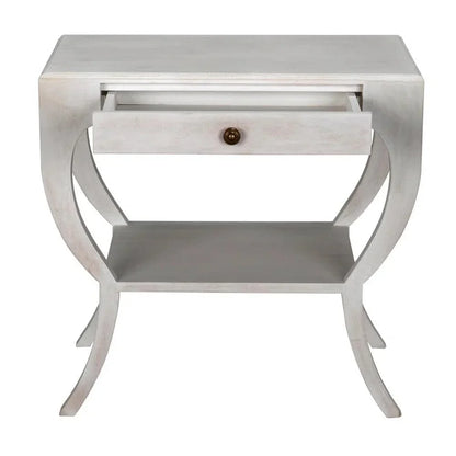 Noir Maude With Storage Side Table