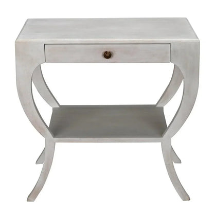 Noir Maude With Storage Side Table
