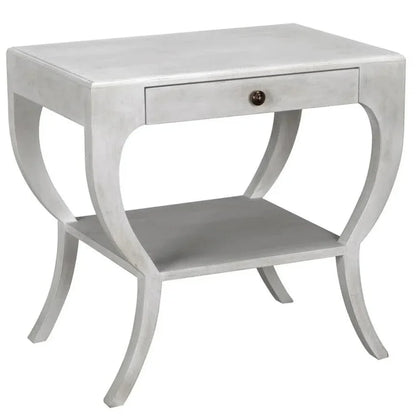 Noir Maude With Storage Side Table