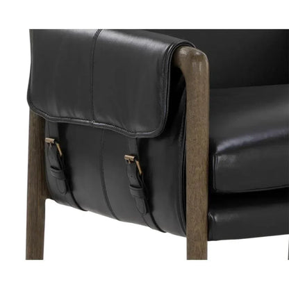 SUNPAN Mauti Leather Modern Dining Armchair