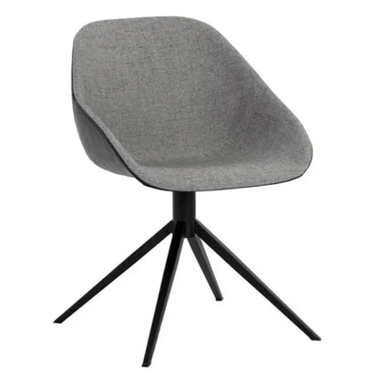 SUNPAN Mccoy Leather Swivel Dining Chair