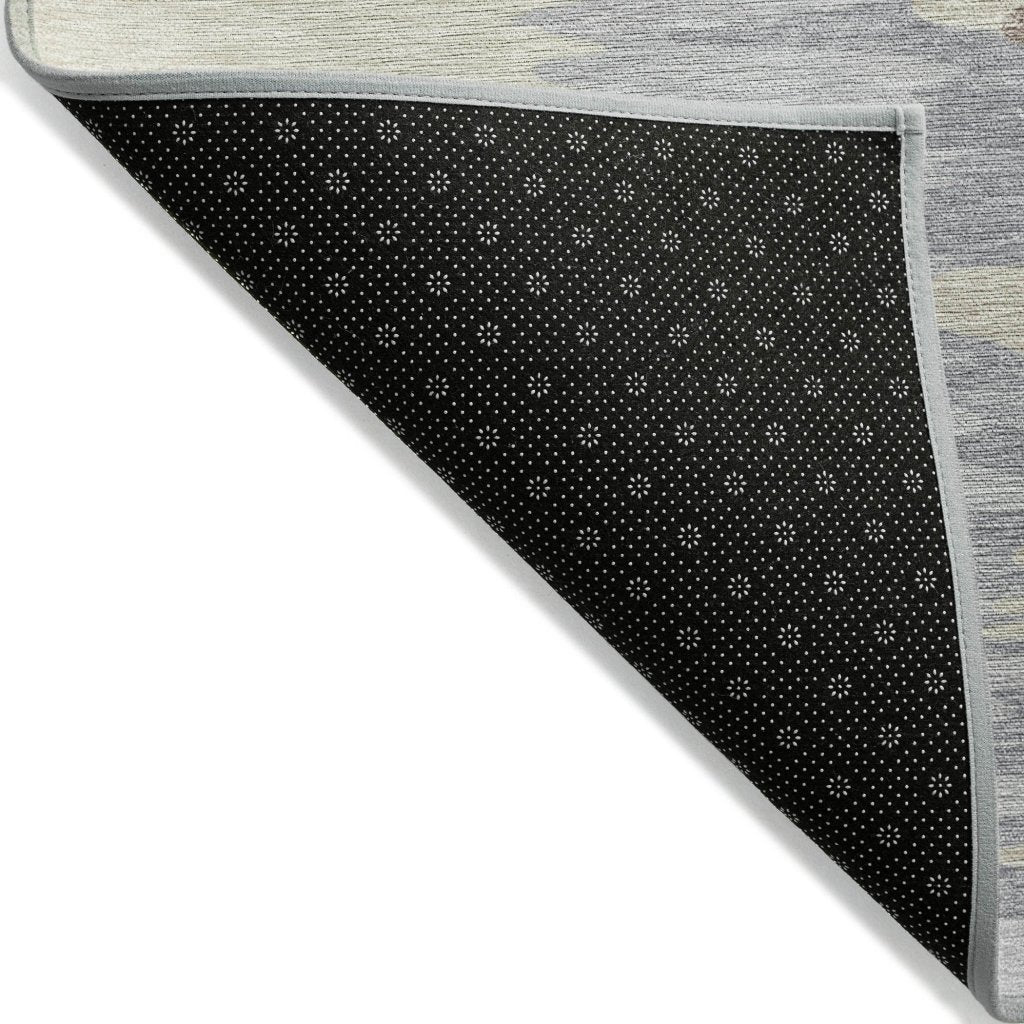 LOOMLAN Rugs Meleya Beige Washable Indoor-Outdoor Rug