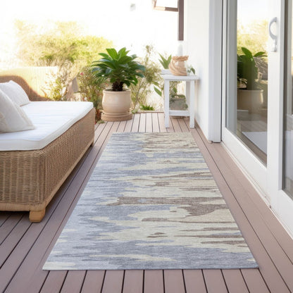 LOOMLAN Rugs Meleya Beige Washable Indoor-Outdoor Rug