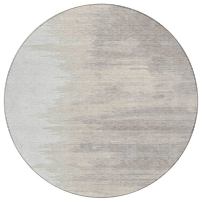 LOOMLAN Rugs Meleya Ivory Washable Indoor-Outdoor Rug