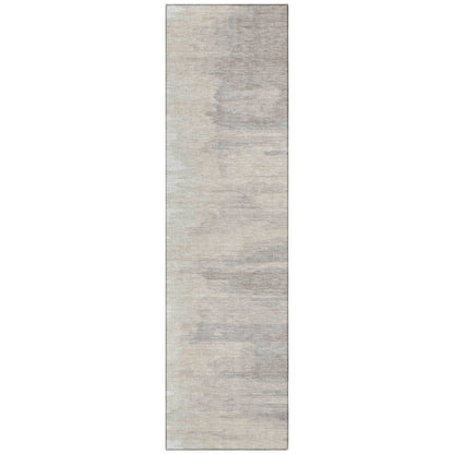 LOOMLAN Rugs Meleya Ivory Washable Indoor-Outdoor Rug
