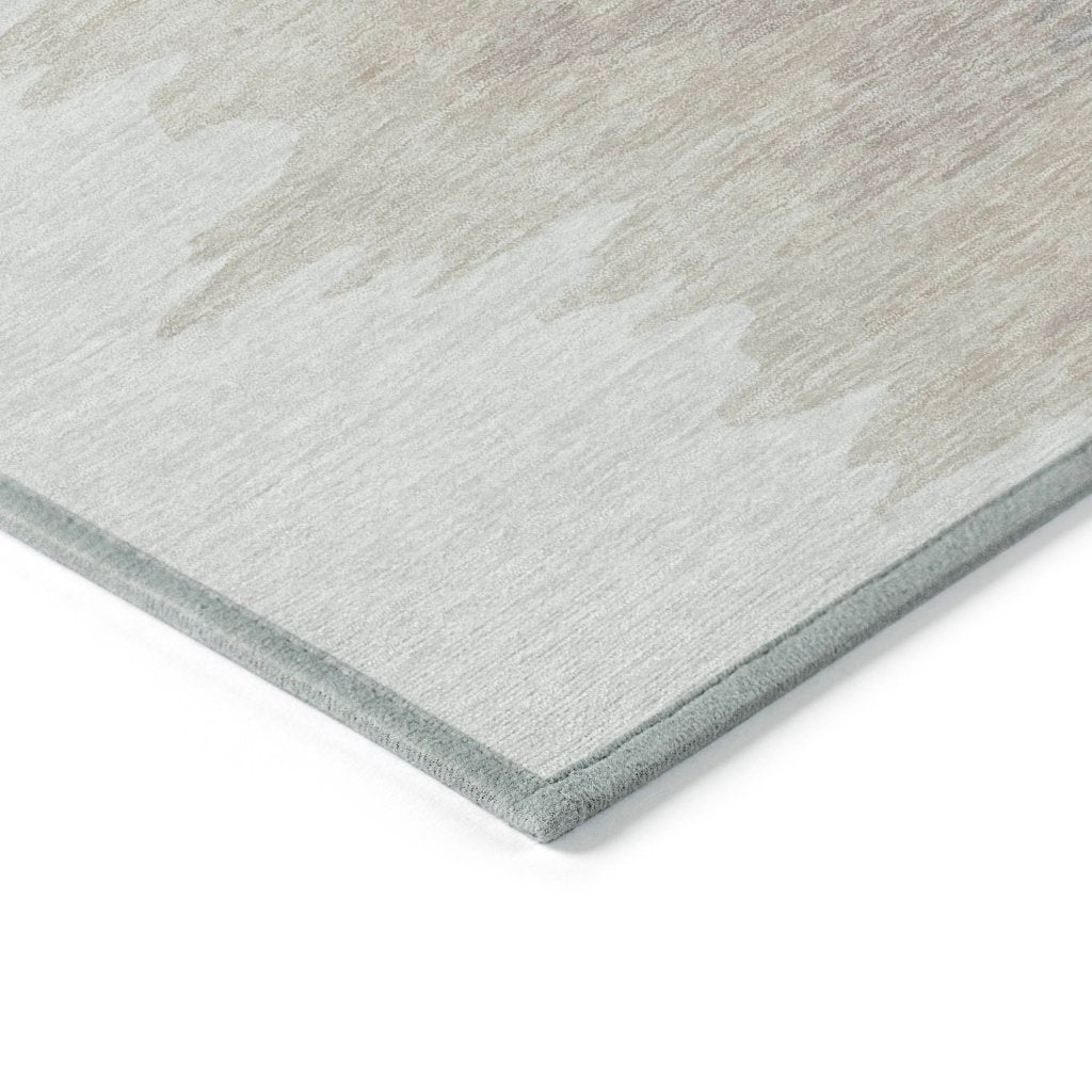 LOOMLAN Rugs Meleya Ivory Washable Indoor-Outdoor Rug