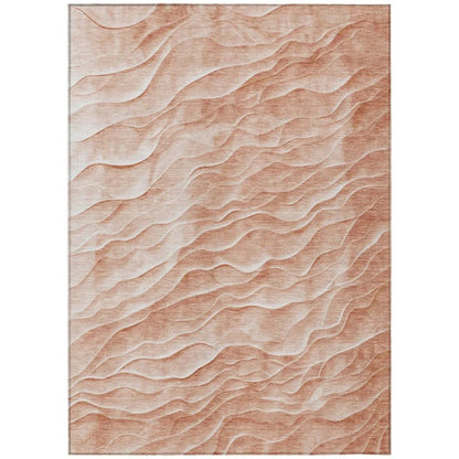 LOOMLAN Rugs Melinae Orange Washable Indoor-Outdoor Rug