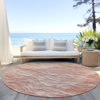 LOOMLAN Rugs Melinae Orange Washable Indoor-Outdoor Rug