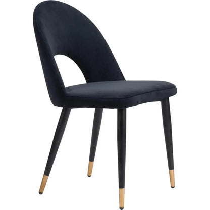 Zuo Modern Menlo Velvet Armless Dining Chair 2PC
