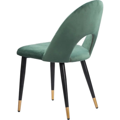 Zuo Modern Menlo Velvet Armless Dining Chair 2PC