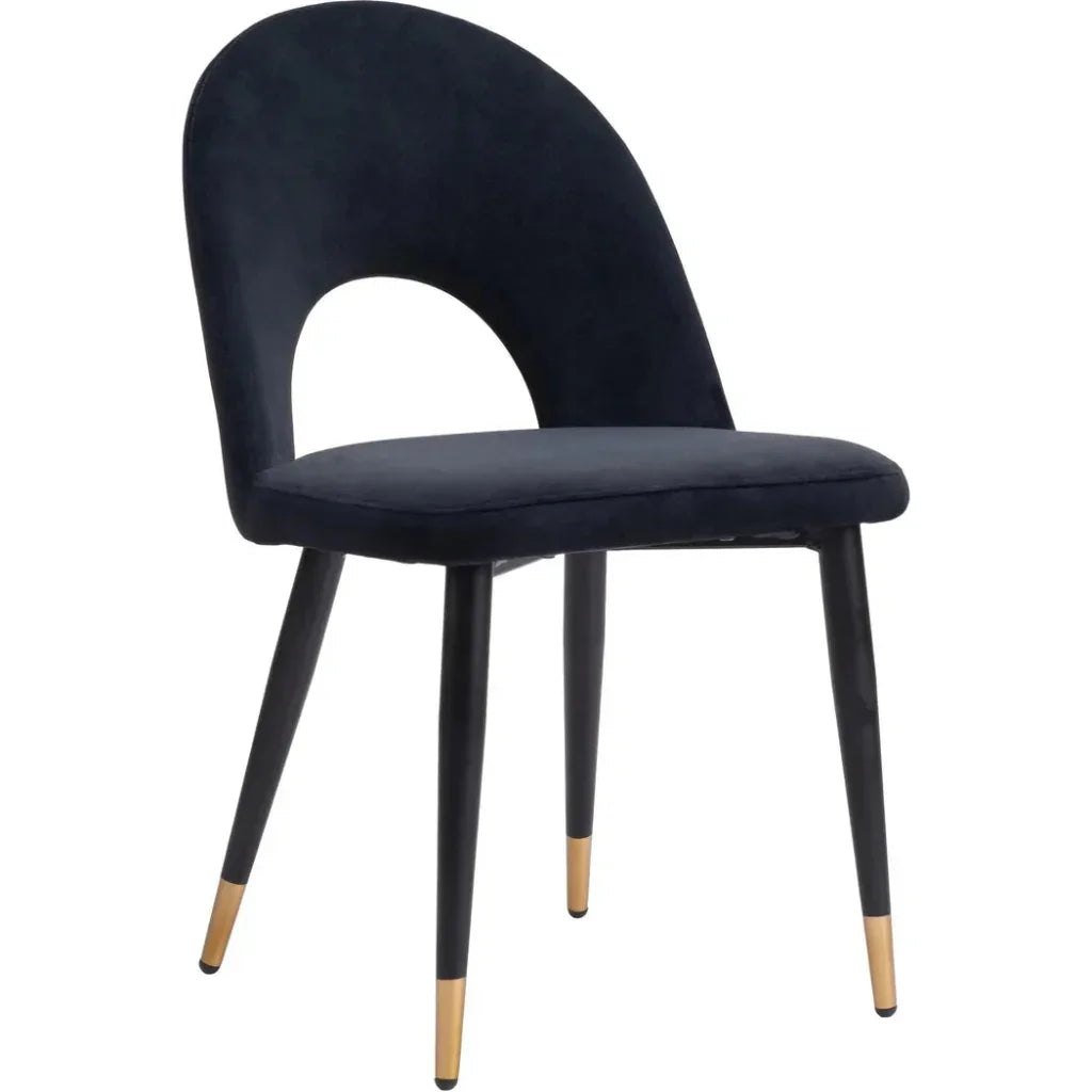 Zuo Modern Menlo Velvet Armless Dining Chair 2PC