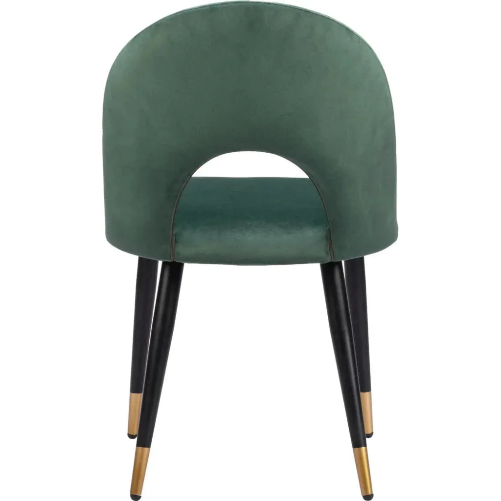 Zuo Modern Menlo Velvet Armless Dining Chair 2PC