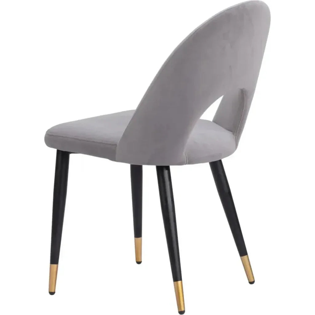 Zuo Modern Menlo Velvet Armless Dining Chair 2PC