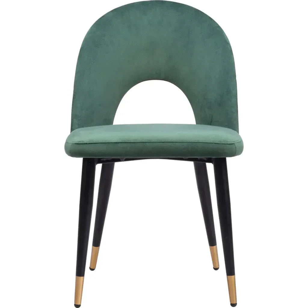 Zuo Modern Menlo Velvet Armless Dining Chair 2PC