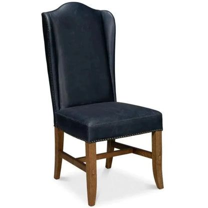 Sarreid Mercado High Back Leather Dining Chair 2PC