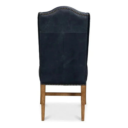 Sarreid Mercado High Back Leather Dining Chair 2PC