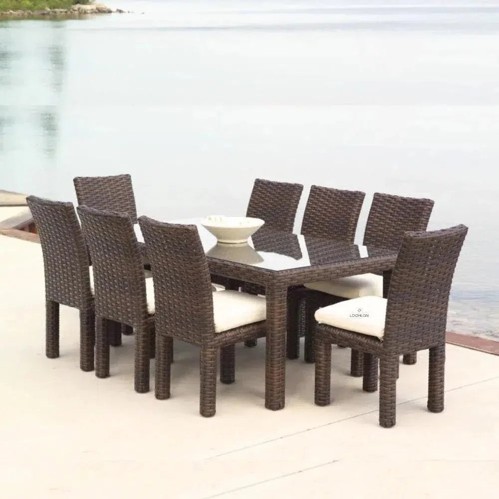 Mesa Dining Chair Premium Wicker Furniture - LOOMLAN - Lloyd Flanders - Outdoor Dining Chairs