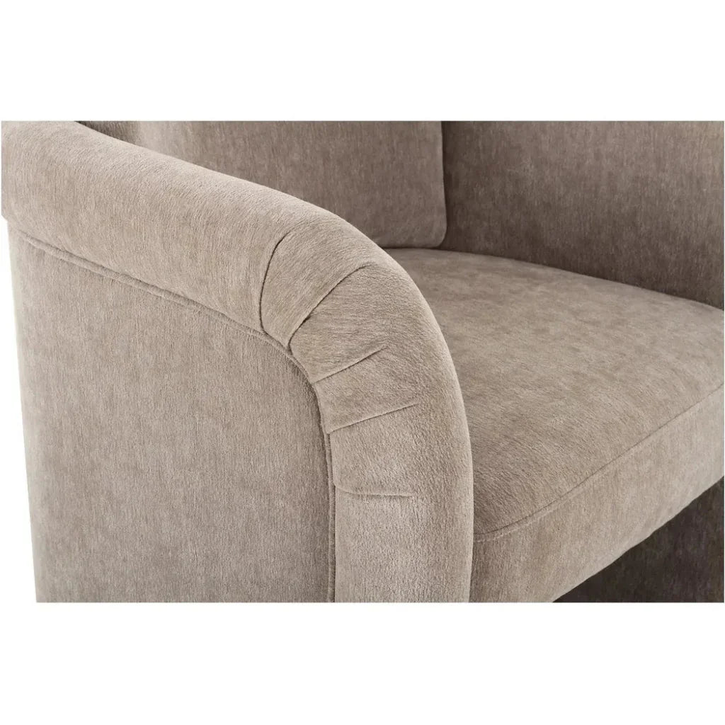Moe's Home Mesto Rolling Performance Fabric Dining Armchair