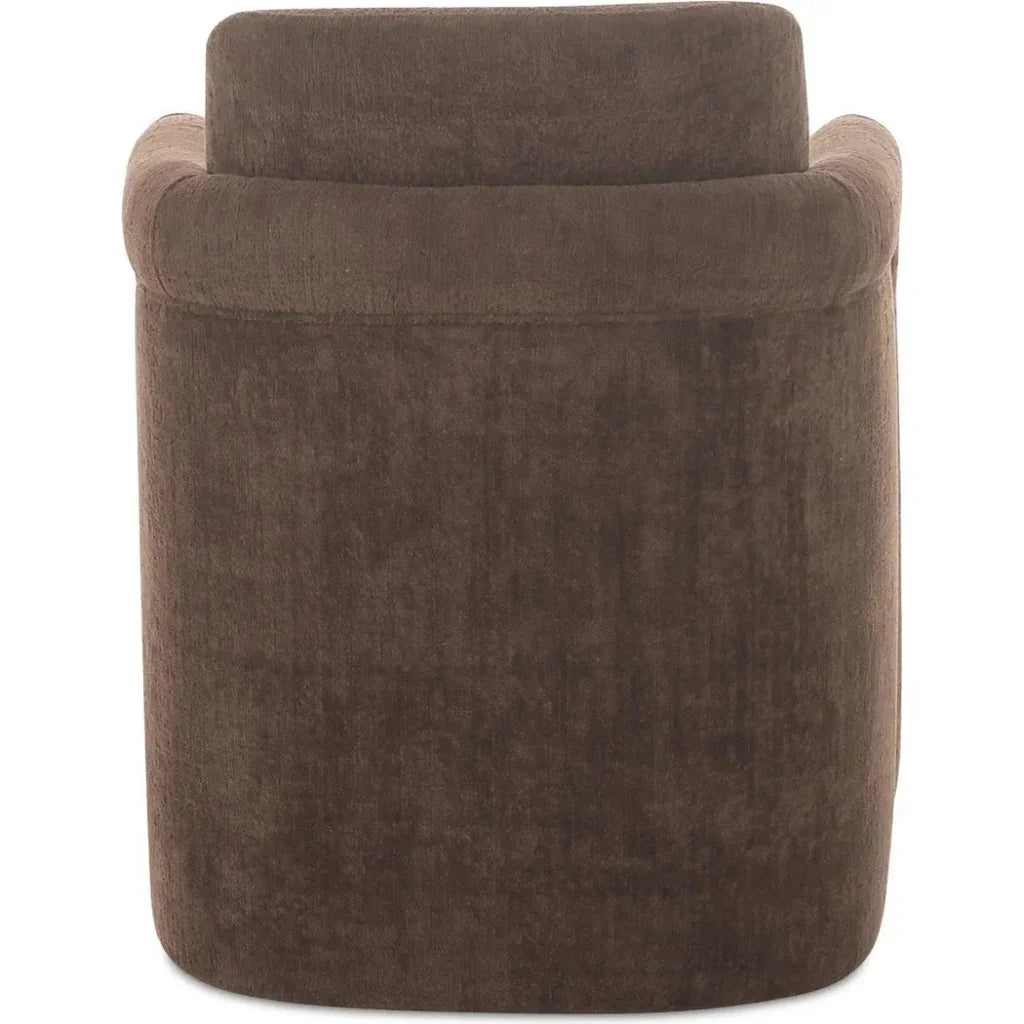 Moe's Home Mesto Rolling Performance Fabric Dining Armchair