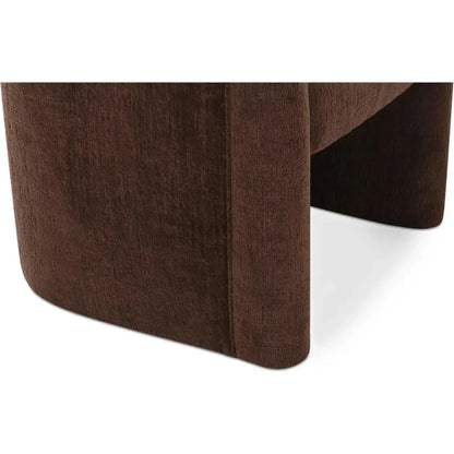 Moe's Home Mesto Rolling Performance Fabric Dining Armchair