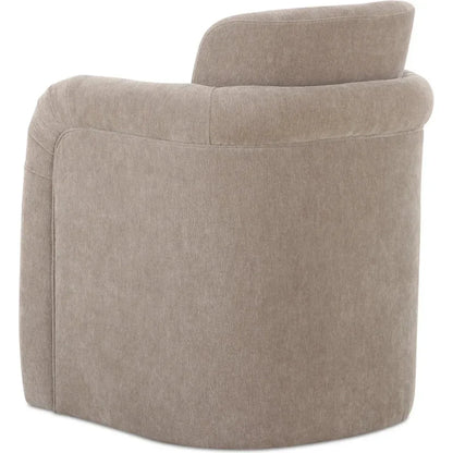 Moe's Home Mesto Rolling Performance Fabric Dining Armchair