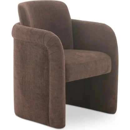 Moe's Home Mesto Rolling Performance Fabric Dining Armchair