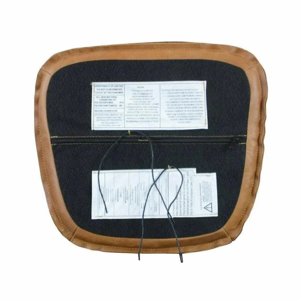 Metal Crossback Leather Dining Chair 2PC - LOOMLAN - LH Imports - Dining Chairs