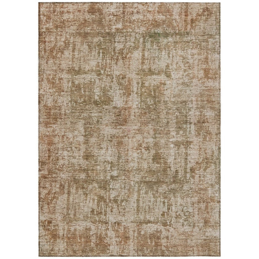 LOOMLAN Rugs Mezzara Beige Washable Indoor-Outdoor Rug