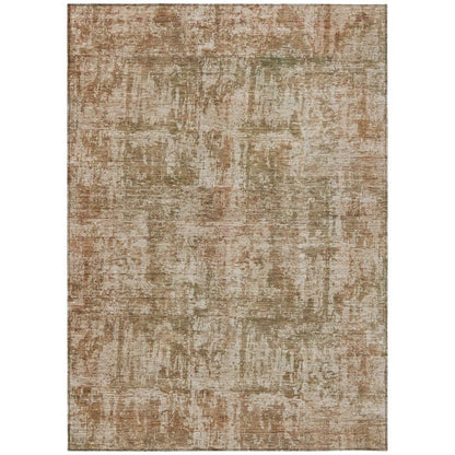 LOOMLAN Rugs Mezzara Beige Washable Indoor-Outdoor Rug