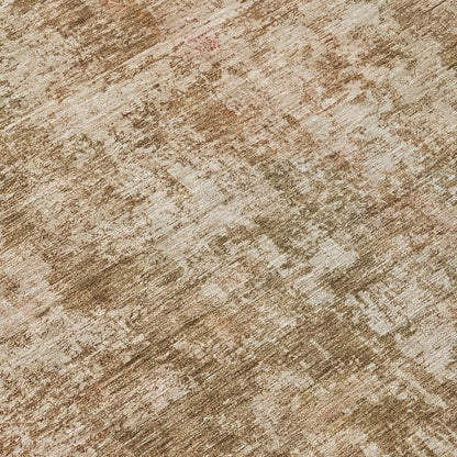 LOOMLAN Rugs Mezzara Beige Washable Indoor-Outdoor Rug