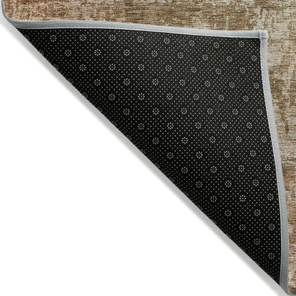 LOOMLAN Rugs Mezzara Beige Washable Indoor-Outdoor Rug
