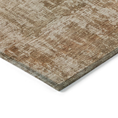 LOOMLAN Rugs Mezzara Beige Washable Indoor-Outdoor Rug