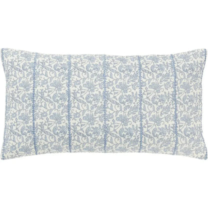 LOOMLAN Mia Botanical Long Lumbar Pillow For Bed
