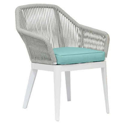 Miami Sunbrella Outdoor Dining Chair 2PC - LOOMLAN - Sunset West - Outdoor Dining Chairs