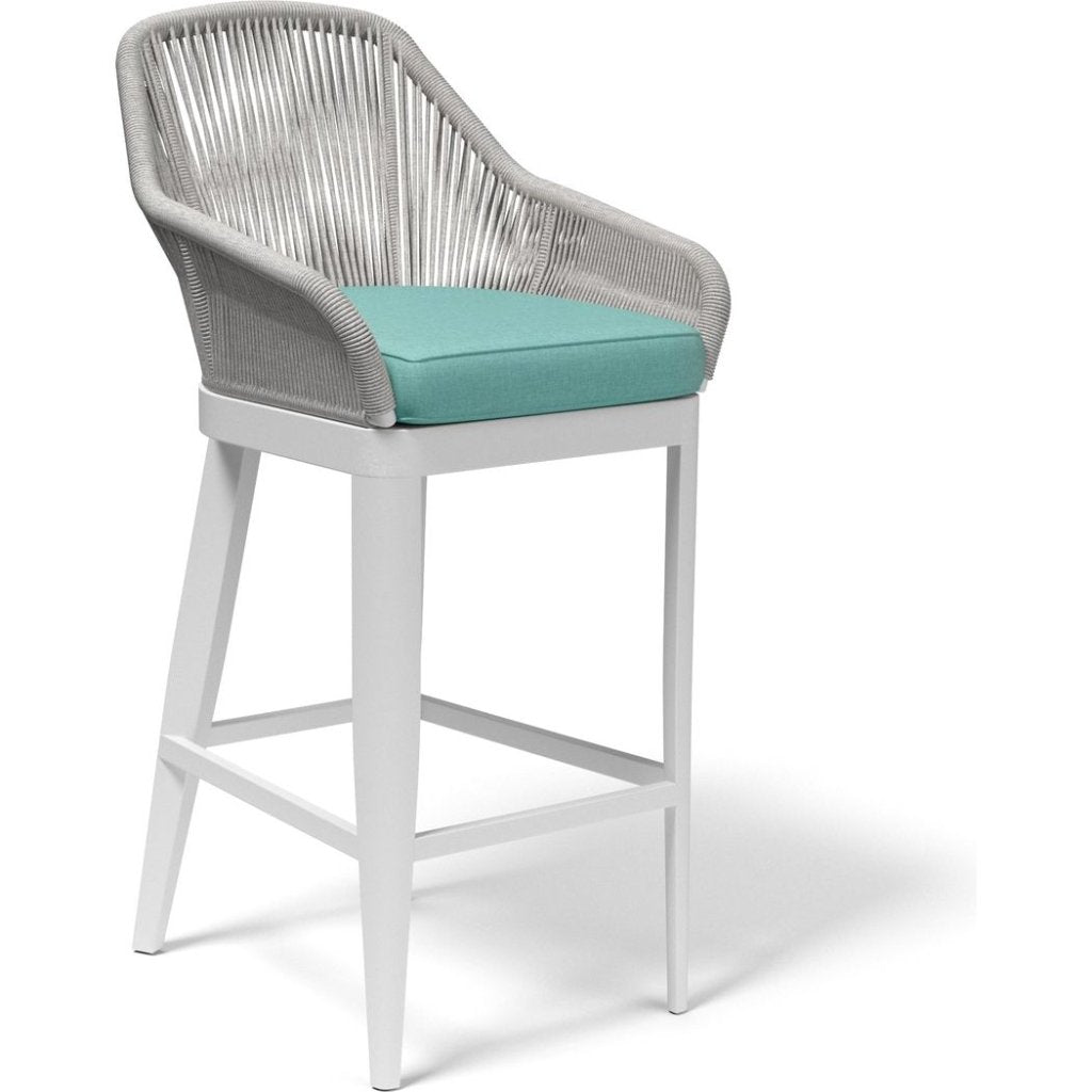 Miami Sunbrella Weatherproof Outdoor Bar Stool - LOOMLAN - Sunset West - Outdoor Bar Stools