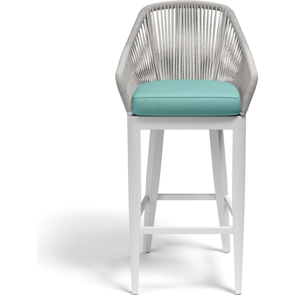 Miami Sunbrella Weatherproof Outdoor Bar Stool - LOOMLAN - Sunset West - Outdoor Bar Stools