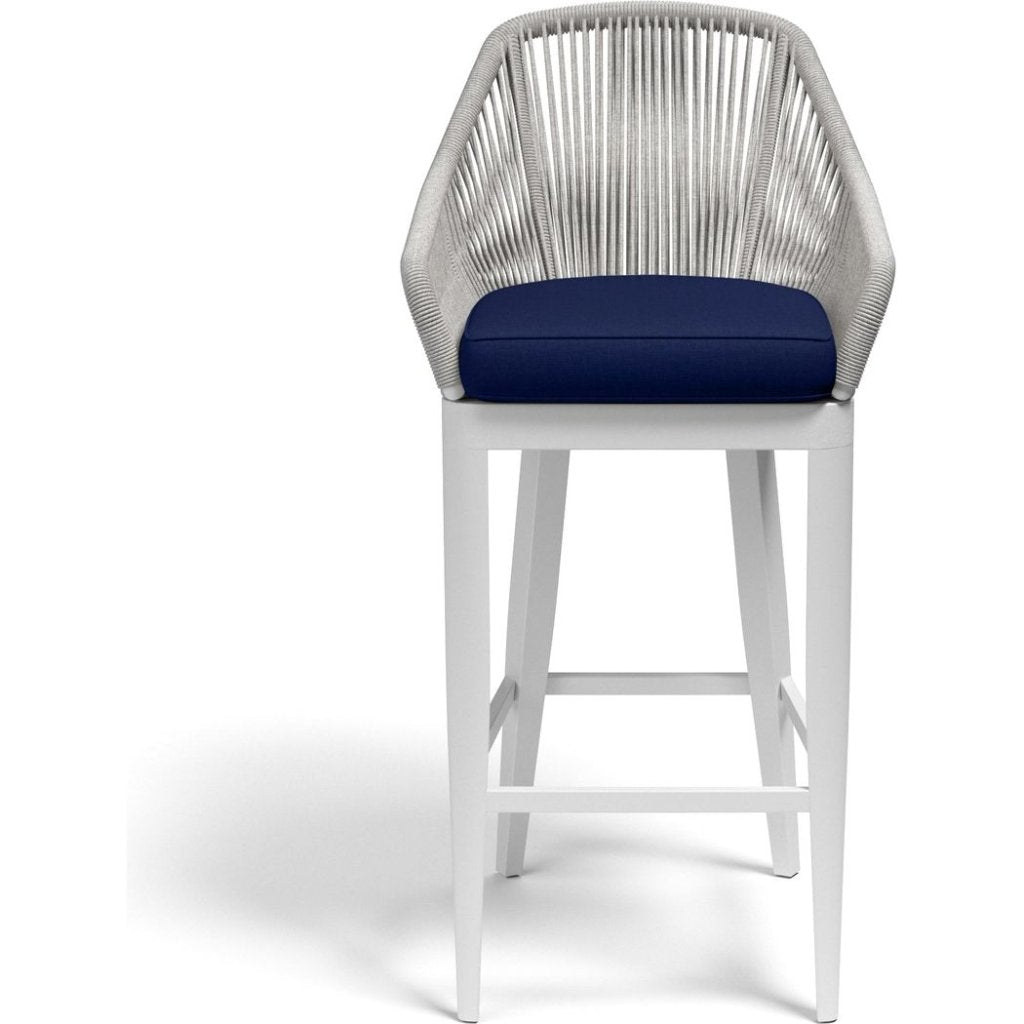 Miami Sunbrella Weatherproof Outdoor Bar Stool - LOOMLAN - Sunset West - Outdoor Bar Stools