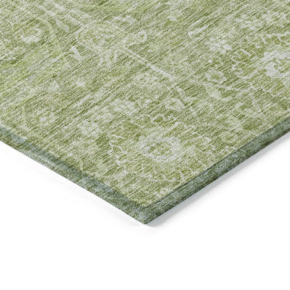 LOOMLAN Rugs Mila Green Washable Indoor-Outdoor Rug